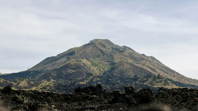 View of Mount Batur one of Nature Attractions in Bali