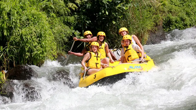 Telaga Waja River in Bali.