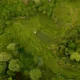 Aerial view of Tegalalang Rice Terraces in Ubud, Bali